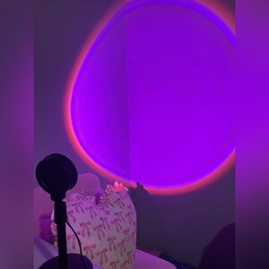 Purple and Pink Sunset Lamp